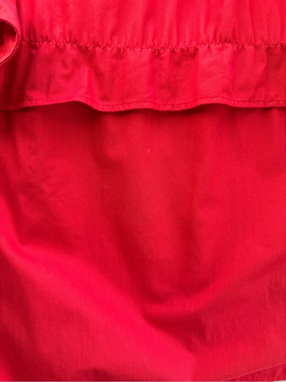 Tuckernuck Red Ruffle-Trim Button-Up Blouse - Picture 10 of 11